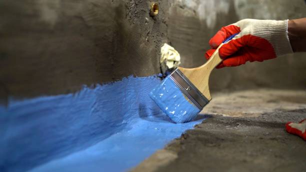 Commercial Vapor Barrier Installation project at a South Milford, IN business property by SJ Waterproofing Pros